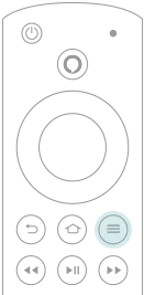 "Three Bars" button on Fire TV remote