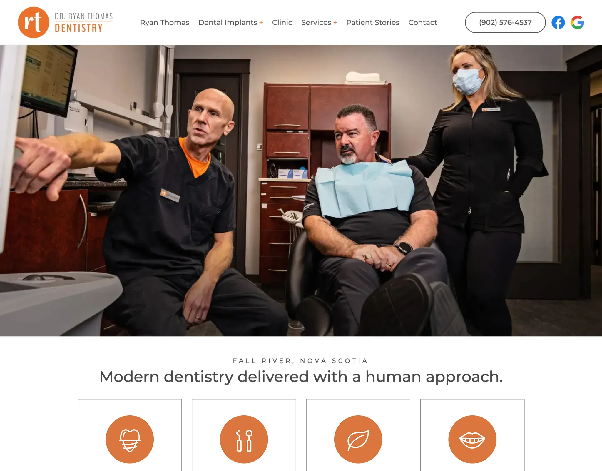 Dr. Ryan Thomas Dental Website