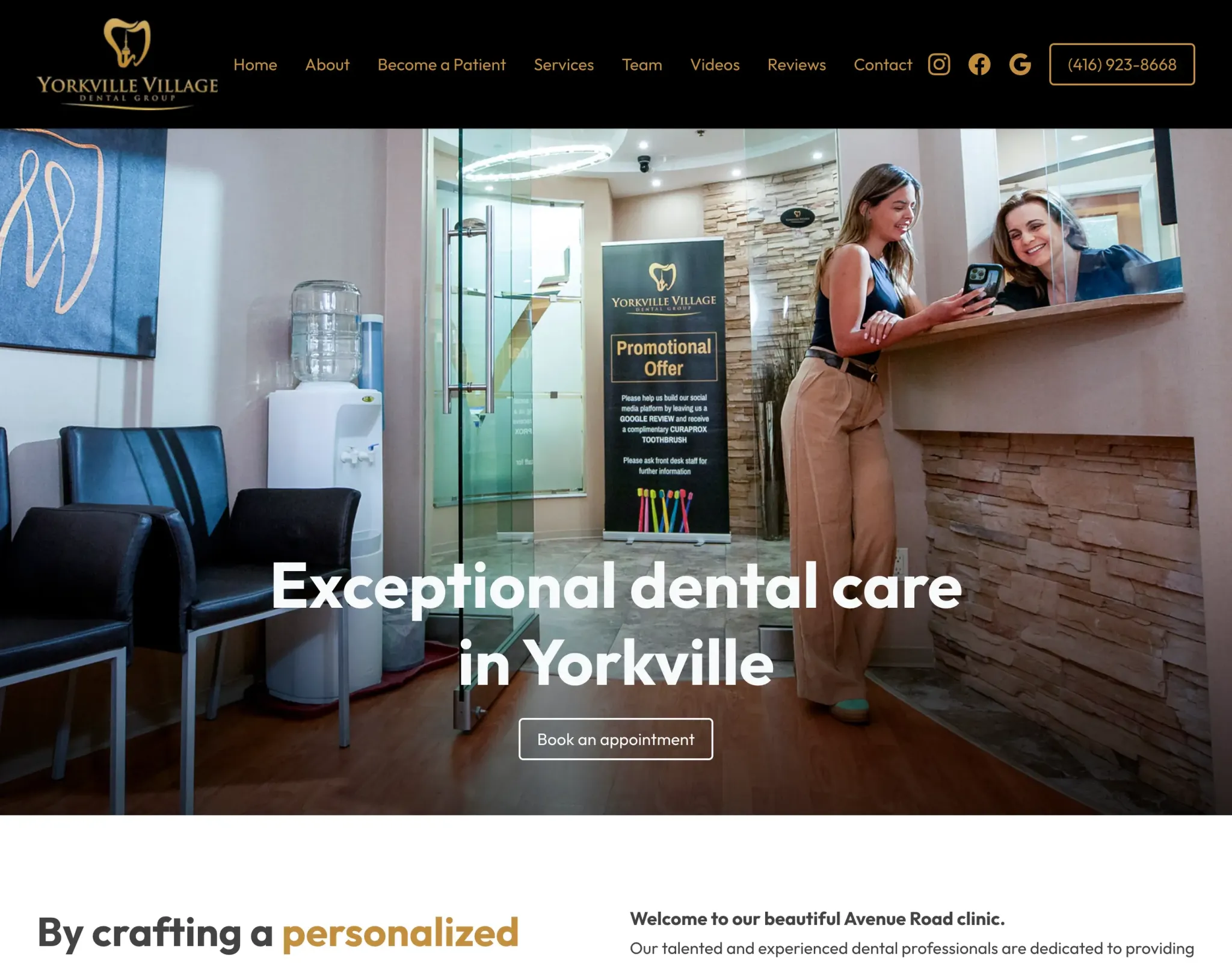 Yorkville Village Dental Group Website